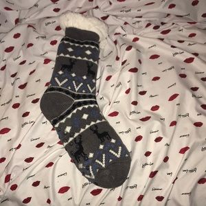 Joyin Soft premium fleece crew socks grey